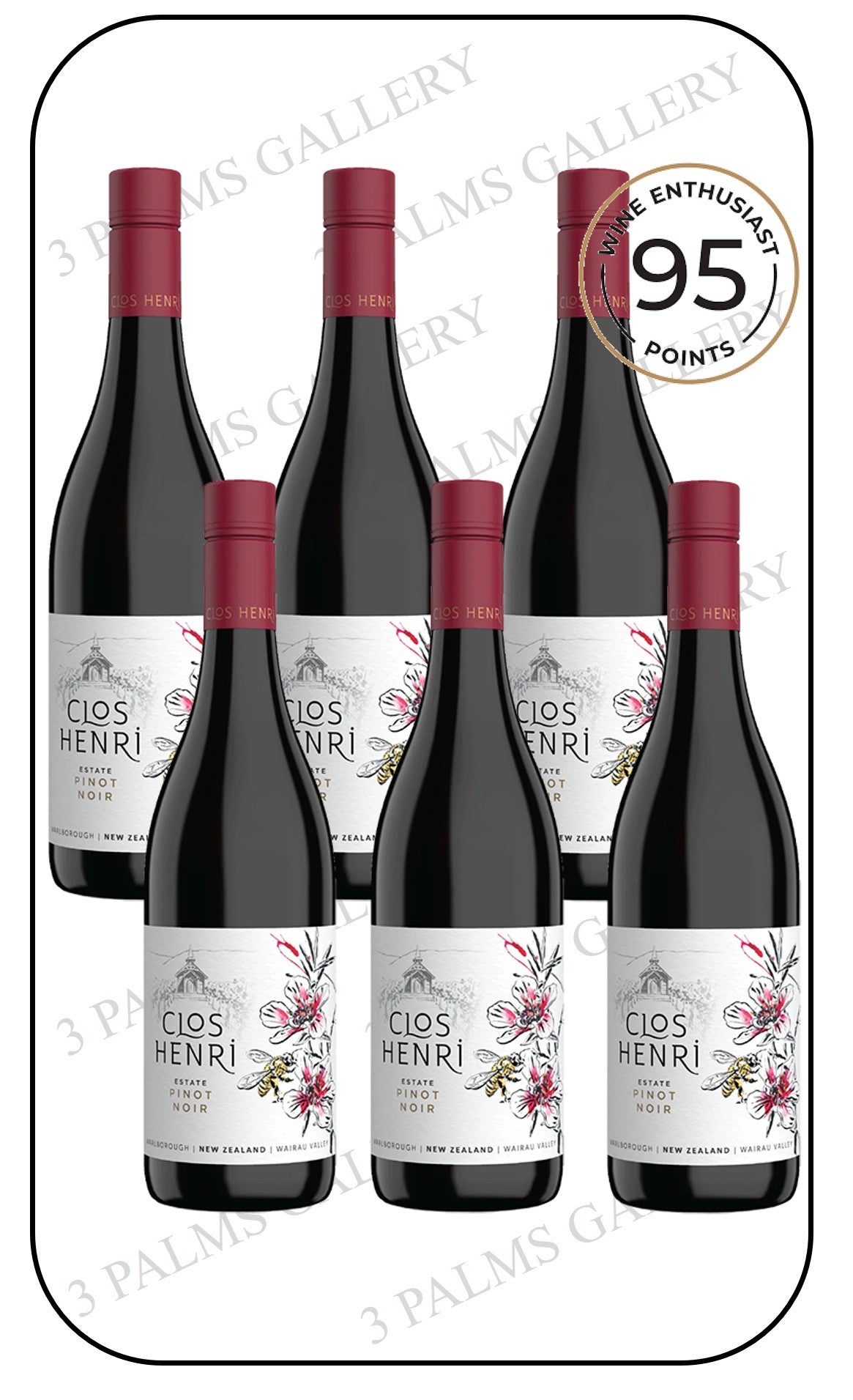 Clos Henri Estate Pinot Noir 2021 / 2022 (WE 95 Points)