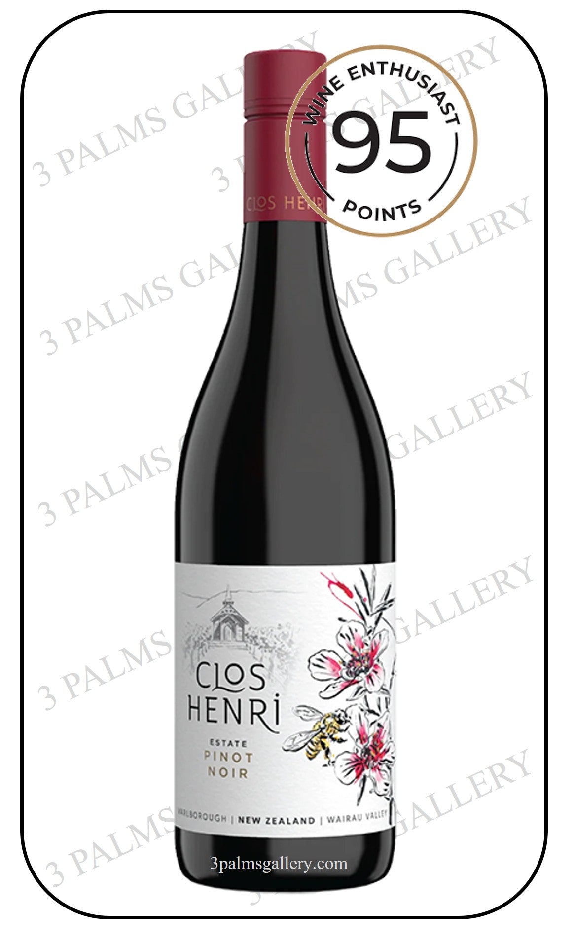 Clos Henri Estate Pinot Noir 2021 / 2022 (WE 95 Points)