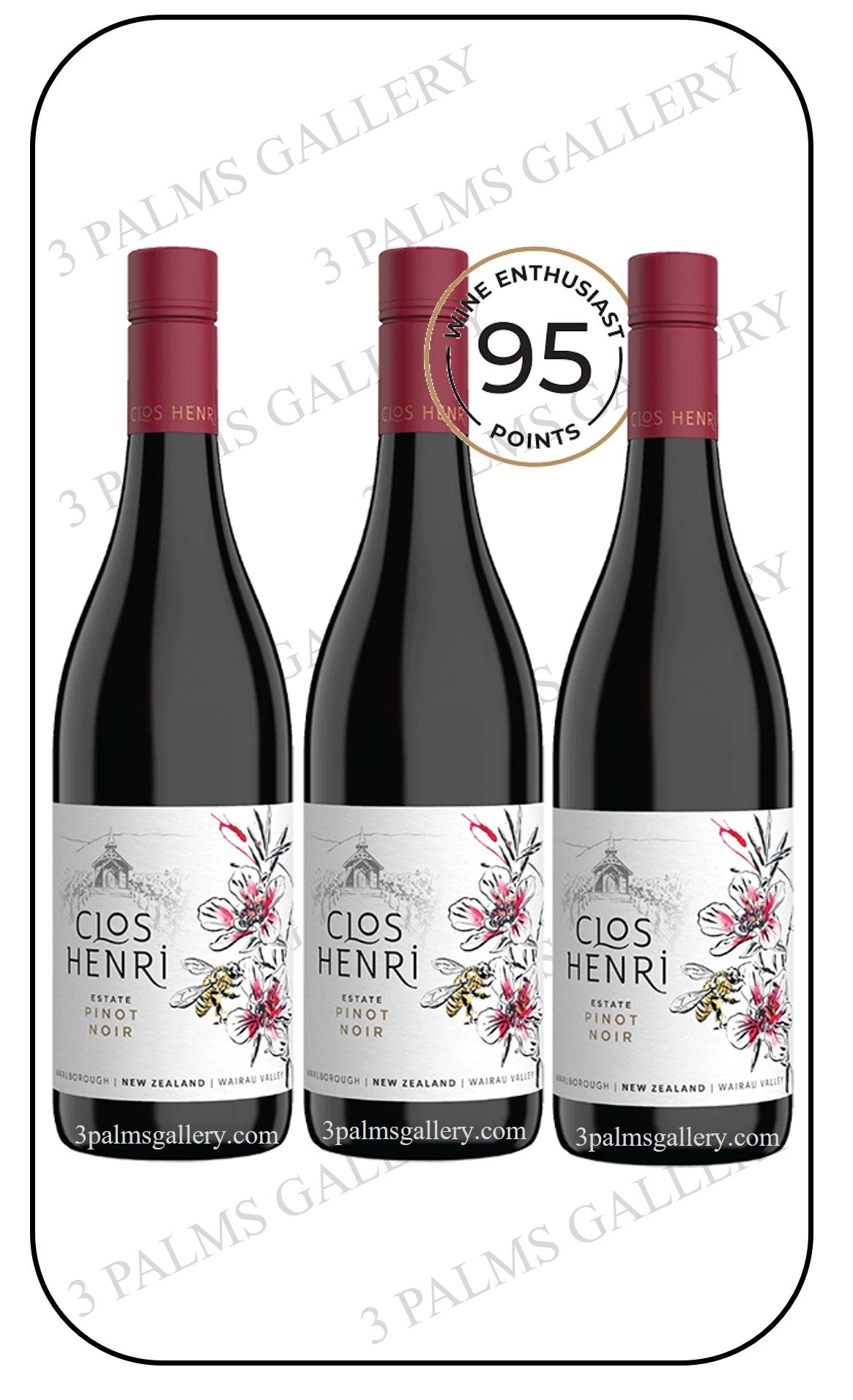 Clos Henri Estate Pinot Noir 2021 / 2022 (WE 95 Points)
