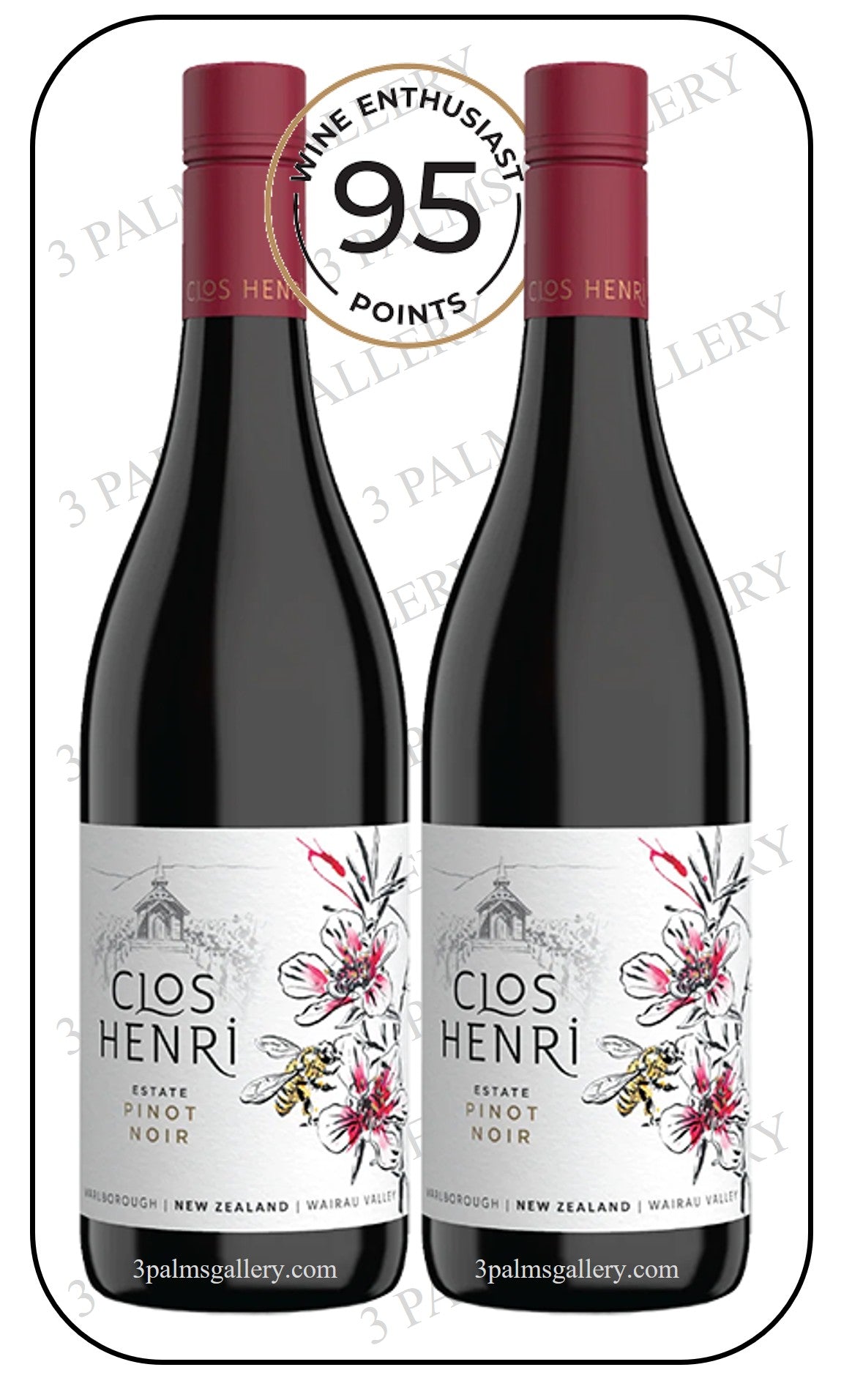 Clos Henri Estate Pinot Noir 2021 / 2022 (WE 95 Points)